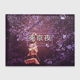 Обложка для студенческого билета с принтом Tokyo Nights в Екатеринбурге, натуральная кожа | Размер: 11*8 см; Печать на всей внешней стороне | japan | japance | tokyo | tokyo nights | иероглифы | токио | япония