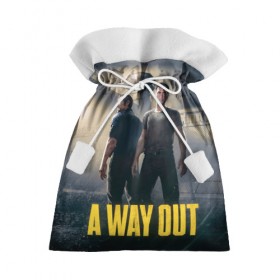 Подарочный 3D мешок с принтом A Way Out в Екатеринбурге, 100% полиэстер | Размер: 29*39 см | a way out