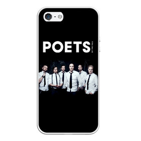 Чехол для iPhone 5/5S матовый с принтом Poets of the Fall в Екатеринбурге, Силикон | Область печати: задняя сторона чехла, без боковых панелей | a fan | alternative ro | finland | finnish rock band | music | poets of the fall | rock | альтернативный рок | инди рок | марко сааресто | маркус каарлонен | музыка | олли тукиайнен | пост гранж | поэты осени | рок | симфонический рок