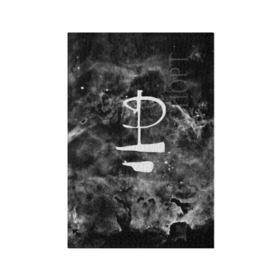 Обложка для паспорта матовая кожа с принтом PINK FLOYD MUSIC SPACE LOGO в Екатеринбурге, натуральная матовая кожа | размер 19,3 х 13,7 см; прозрачные пластиковые крепления | logo | music | pink floyd | pop | rock | usa | альтернатива | металл | музыка | музыкальный | поп | рок