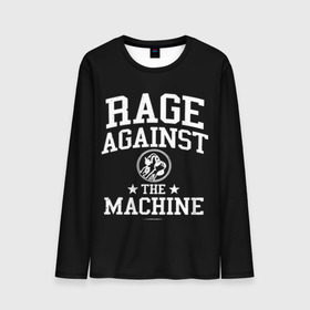 Мужской лонгслив 3D с принтом Rage Against the Machine в Екатеринбурге, 100% полиэстер | длинные рукава, круглый вырез горловины, полуприлегающий силуэт | rage against the machine | альтернативный | америка | американская рок группа | брэд уилк | жанр | зак де ла роча | калифорния | лос анджелес | метал | музыка | ню метал | рок | рэп метал | рэп рок | рэпкор | сша