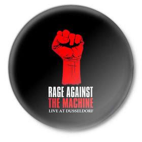 Значок с принтом Rage Against the Machine в Екатеринбурге,  металл | круглая форма, металлическая застежка в виде булавки | Тематика изображения на принте: rage against the machine | альтернативный | америка | американская рок группа | брэд уилк | жанр | зак де ла роча | калифорния | лос анджелес | метал | музыка | ню метал | рок | рэп метал | рэп рок | рэпкор | сша