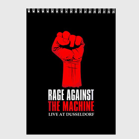 Скетчбук с принтом Rage Against the Machine в Екатеринбурге, 100% бумага
 | 48 листов, плотность листов — 100 г/м2, плотность картонной обложки — 250 г/м2. Листы скреплены сверху удобной пружинной спиралью | Тематика изображения на принте: rage against the machine | альтернативный | америка | американская рок группа | брэд уилк | жанр | зак де ла роча | калифорния | лос анджелес | метал | музыка | ню метал | рок | рэп метал | рэп рок | рэпкор | сша