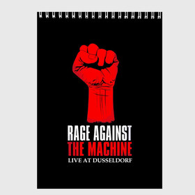 Скетчбук с принтом Rage Against the Machine в Екатеринбурге, 100% бумага
 | 48 листов, плотность листов — 100 г/м2, плотность картонной обложки — 250 г/м2. Листы скреплены сверху удобной пружинной спиралью | rage against the machine | альтернативный | америка | американская рок группа | брэд уилк | жанр | зак де ла роча | калифорния | лос анджелес | метал | музыка | ню метал | рок | рэп метал | рэп рок | рэпкор | сша