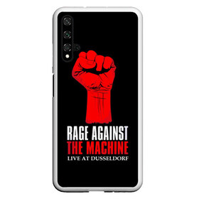 Чехол для Honor 20 с принтом Rage Against the Machine в Екатеринбурге, Силикон | Область печати: задняя сторона чехла, без боковых панелей | Тематика изображения на принте: rage against the machine | альтернативный | америка | американская рок группа | брэд уилк | жанр | зак де ла роча | калифорния | лос анджелес | метал | музыка | ню метал | рок | рэп метал | рэп рок | рэпкор | сша