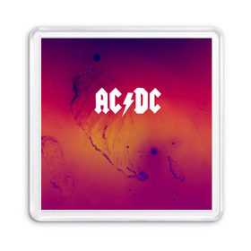 Магнит 55*55 с принтом AC DC COLLECTION SPACE EDITION в Екатеринбурге, Пластик | Размер: 65*65 мм; Размер печати: 55*55 мм | ac dc | logo | music | pop | rock | usa | альтернатива | металл | музыка | музыкальный | поп | рок