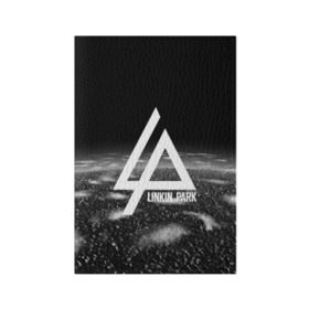 Обложка для паспорта матовая кожа с принтом LINKIN PARK в Екатеринбурге, натуральная матовая кожа | размер 19,3 х 13,7 см; прозрачные пластиковые крепления | linkin park | logo | music | pop | rock | альтернатива | металл | музыка | музыкальный | поп | рок | честер беннингтон