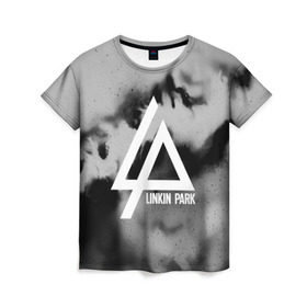 Женская футболка 3D с принтом LINKIN PARK GRAY ABSTRACT ROCK в Екатеринбурге, 100% полиэфир ( синтетическое хлопкоподобное полотно) | прямой крой, круглый вырез горловины, длина до линии бедер | linkin park | logo | music | pop | rock | альтернатива | металл | музыка | музыкальный | поп | рок | честер беннингтон