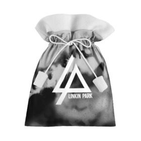 Подарочный 3D мешок с принтом LINKIN PARK GRAY ABSTRACT ROCK в Екатеринбурге, 100% полиэстер | Размер: 29*39 см | linkin park | logo | music | pop | rock | альтернатива | металл | музыка | музыкальный | поп | рок | честер беннингтон