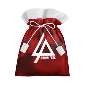 Подарочный 3D мешок с принтом LINKIN PARK COLOR RED MUSIC в Екатеринбурге, 100% полиэстер | Размер: 29*39 см | linkin park | logo | music | pop | rock | альтернатива | металл | музыка | музыкальный | поп | рок | честер беннингтон