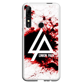 Чехол для Honor P Smart Z с принтом LINKIN PARK BLOOD COLLECTION в Екатеринбурге, Силикон | Область печати: задняя сторона чехла, без боковых панелей | Тематика изображения на принте: linkin park | logo | music | pop | rock | альтернатива | металл | музыка | музыкальный | поп | рок | честер беннингтон