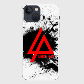 Чехол для iPhone 13 mini с принтом LINKIN PARK SPRAY GRAY в Екатеринбурге,  |  | Тематика изображения на принте: linkin park | logo | music | pop | rock | альтернатива | металл | музыка | музыкальный | поп | рок | честер беннингтон