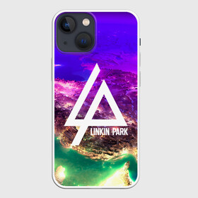 Чехол для iPhone 13 mini с принтом LINKIN PARK SPACE EDITION в Екатеринбурге,  |  | linkin park | logo | music | pop | rock | альтернатива | металл | музыка | музыкальный | поп | рок | честер беннингтон