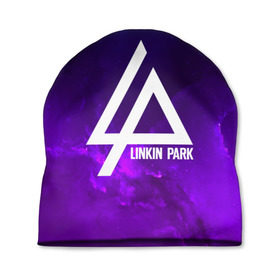 Шапка 3D с принтом LINKIN PARK SPACE COLOR 2018 в Екатеринбурге, 100% полиэстер | универсальный размер, печать по всей поверхности изделия | linkin park | logo | music | pop | rock | альтернатива | металл | музыка | музыкальный | поп | рок | честер беннингтон