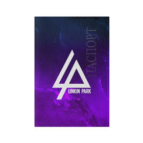 Обложка для паспорта матовая кожа с принтом LINKIN PARK SPACE COLOR 2018 в Екатеринбурге, натуральная матовая кожа | размер 19,3 х 13,7 см; прозрачные пластиковые крепления | linkin park | logo | music | pop | rock | альтернатива | металл | музыка | музыкальный | поп | рок | честер беннингтон