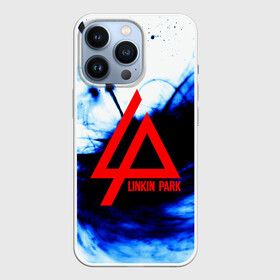 Чехол для iPhone 13 Pro с принтом LINKIN PARK BLUE SMOKE в Екатеринбурге,  |  | Тематика изображения на принте: linkin park | logo | music | pop | rock | альтернатива | металл | музыка | музыкальный | поп | рок | честер беннингтон