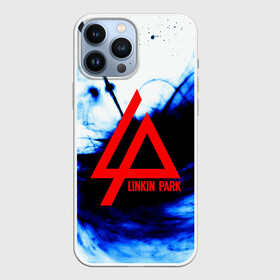 Чехол для iPhone 13 Pro Max с принтом LINKIN PARK BLUE SMOKE в Екатеринбурге,  |  | Тематика изображения на принте: linkin park | logo | music | pop | rock | альтернатива | металл | музыка | музыкальный | поп | рок | честер беннингтон