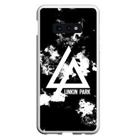 Чехол для Samsung S10E с принтом LINKIN PARK SMOKE FIRE STYLE в Екатеринбурге, Силикон | Область печати: задняя сторона чехла, без боковых панелей | Тематика изображения на принте: linkin park | logo | music | pop | rock | альтернатива | металл | музыка | музыкальный | поп | рок | честер беннингтон