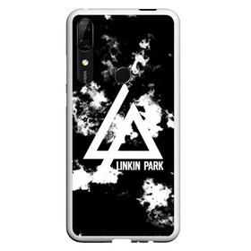 Чехол для Honor P Smart Z с принтом LINKIN PARK SMOKE FIRE STYLE в Екатеринбурге, Силикон | Область печати: задняя сторона чехла, без боковых панелей | linkin park | logo | music | pop | rock | альтернатива | металл | музыка | музыкальный | поп | рок | честер беннингтон