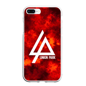 Чехол для iPhone 7Plus/8 Plus матовый с принтом LINKIN PARK FIRE MUSIC 2018 в Екатеринбурге, Силикон | Область печати: задняя сторона чехла, без боковых панелей | linkin park | logo | music | pop | rock | альтернатива | металл | музыка | музыкальный | поп | рок | честер беннингтон