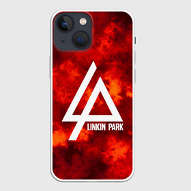 Чехол для iPhone 13 mini с принтом LINKIN PARK FIRE MUSIC 2018 в Екатеринбурге,  |  | linkin park | logo | music | pop | rock | альтернатива | металл | музыка | музыкальный | поп | рок | честер беннингтон