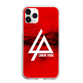 Чехол для iPhone 11 Pro Max матовый с принтом LINKIN PARK lightning red в Екатеринбурге, Силикон |  | Тематика изображения на принте: linkin park | logo | music | pop | rock | альтернатива | металл | музыка | музыкальный | поп | рок | честер беннингтон