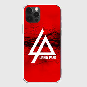 Чехол для iPhone 12 Pro Max с принтом LINKIN PARK lightning red в Екатеринбурге, Силикон |  | Тематика изображения на принте: linkin park | logo | music | pop | rock | альтернатива | металл | музыка | музыкальный | поп | рок | честер беннингтон