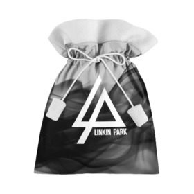 Подарочный 3D мешок с принтом LINKIN PARK SMOKE GRAY 2018 в Екатеринбурге, 100% полиэстер | Размер: 29*39 см | linkin park | logo | music | pop | rock | альтернатива | металл | музыка | музыкальный | поп | рок | честер беннингтон