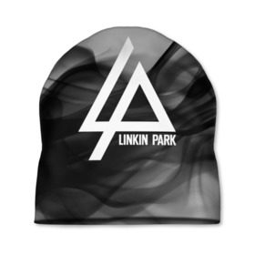 Шапка 3D с принтом LINKIN PARK SMOKE GRAY 2018 в Екатеринбурге, 100% полиэстер | универсальный размер, печать по всей поверхности изделия | linkin park | logo | music | pop | rock | альтернатива | металл | музыка | музыкальный | поп | рок | честер беннингтон