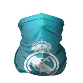 Бандана-труба 3D с принтом Real Madrid Geometry Sport в Екатеринбурге, 100% полиэстер, ткань с особыми свойствами — Activecool | плотность 150‒180 г/м2; хорошо тянется, но сохраняет форму | emirates | fc | real madrid | геометрия | реал мадрид | футбольный клуб | эмблема