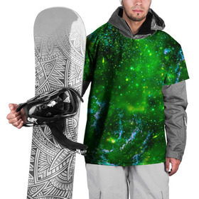 Накидка на куртку 3D с принтом Кислотный космос в Екатеринбурге, 100% полиэстер |  | Тематика изображения на принте: абстракция | кислотные цвета | космос