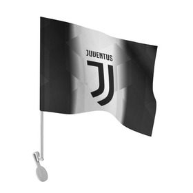 Флаг для автомобиля с принтом Juventus 2018 Original в Екатеринбурге, 100% полиэстер | Размер: 30*21 см | fly emirates | juventus | ronaldo | клуб | линии | мода | модные | мяч | реал мадрид | спорт | спортивные | стиль | футбол | футбольный клуб | экстрим | эмблема | ювентус