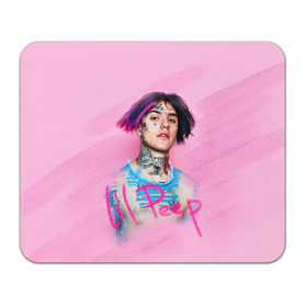 Коврик прямоугольный с принтом Lil Pink в Екатеринбурге, натуральный каучук | размер 230 х 185 мм; запечатка лицевой стороны | lil peep | rap | густав ор | лил пип | рэп
