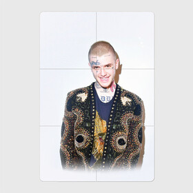 Магнитный плакат 2Х3 с принтом White Peep в Екатеринбурге, Полимерный материал с магнитным слоем | 6 деталей размером 9*9 см | lil peep | rap | густав ор | лил пип | рэп