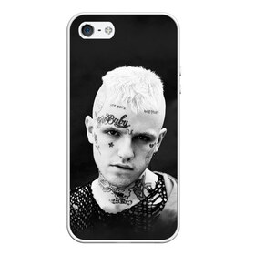 Чехол для iPhone 5/5S матовый с принтом Rip Peep в Екатеринбурге, Силикон | Область печати: задняя сторона чехла, без боковых панелей | lil peep | rap | густав ор | лил пип | рэп