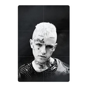 Магнитный плакат 2Х3 с принтом Rip Peep в Екатеринбурге, Полимерный материал с магнитным слоем | 6 деталей размером 9*9 см | Тематика изображения на принте: lil peep | rap | густав ор | лил пип | рэп