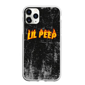 Чехол для iPhone 11 Pro Max матовый с принтом Lil Fire Peep в Екатеринбурге, Силикон |  | lil peep | rap | густав ор | лил пип | рэп
