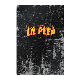 Магнитный плакат 2Х3 с принтом Lil Fire Peep в Екатеринбурге, Полимерный материал с магнитным слоем | 6 деталей размером 9*9 см | lil peep | rap | густав ор | лил пип | рэп