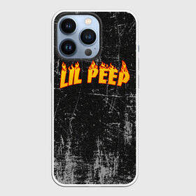 Чехол для iPhone 13 Pro с принтом Lil Fire Peep в Екатеринбурге,  |  | Тематика изображения на принте: lil peep | rap | густав ор | лил пип | рэп
