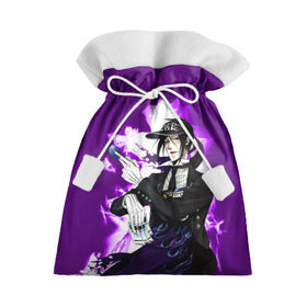Подарочный 3D мешок с принтом Темный дворецкий в Екатеринбурге, 100% полиэстер | Размер: 29*39 см | anime | black butler | manga | аниме | демон | манга | сиэль фантомхайв | яна тобосо