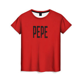 Женская футболка 3D с принтом LiL PEPE в Екатеринбурге, 100% полиэфир ( синтетическое хлопкоподобное полотно) | прямой крой, круглый вырез горловины, длина до линии бедер | cry baby | emo | lil peep | rap | группа | музыка | надпись | нытик | рэп | эмо