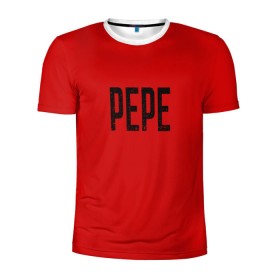 Мужская футболка 3D спортивная с принтом LiL PEPE в Екатеринбурге, 100% полиэстер с улучшенными характеристиками | приталенный силуэт, круглая горловина, широкие плечи, сужается к линии бедра | cry baby | emo | lil peep | rap | группа | музыка | надпись | нытик | рэп | эмо
