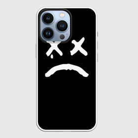 Чехол для iPhone 13 Pro с принтом LiL PEEP RIP в Екатеринбурге,  |  | Тематика изображения на принте: band | cry baby | emo | lil peep | music | musician | rap | smile | swag | tear | музыка | музыкант | нытик | рэп | сваг | слеза | смайлик | эмо