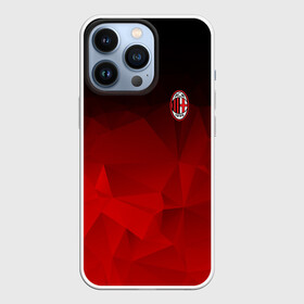 Чехол для iPhone 13 Pro с принтом AC MILAN в Екатеринбурге,  |  | ac milan | fc | fc milan | football | milan | soccer | белый | клуб | красный | милан | спорт | спортивные | фк | футбол | цвет.логотип | черный | эмблема