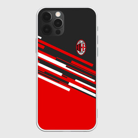 Чехол для iPhone 12 Pro с принтом AC MILAN в Екатеринбурге, силикон | область печати: задняя сторона чехла, без боковых панелей | ac milan | fc | fc milan | football | milan | soccer | белый | клуб | красный | милан | спорт | спортивные | фк | футбол | цвет.логотип | черный | эмблема