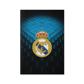 Обложка для паспорта матовая кожа с принтом Real Madrid 2018 Original в Екатеринбурге, натуральная матовая кожа | размер 19,3 х 13,7 см; прозрачные пластиковые крепления | emirates | fc | real madrid | геометрия | реал мадрид | футбольный клуб | эмблема