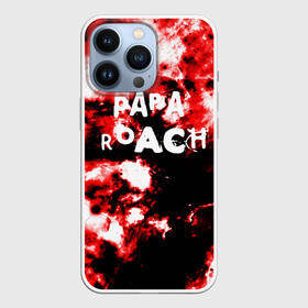 Чехол для iPhone 13 Pro с принтом PAPA ROACH BLOOD ROCK STYLE в Екатеринбурге,  |  | Тематика изображения на принте: papa roach | roach | папа роач | папароач | папароч | роач | роч