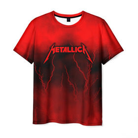 Мужская футболка 3D с принтом Metallica в Екатеринбурге, 100% полиэфир | прямой крой, круглый вырез горловины, длина до линии бедер | metallica | группа | джеймс хэтфилд | кирк хэмметт | ларс ульрих | метал | металика | металлика | миталика | музыка | роберт трухильо | рок | трэш | трэшметал | хард | хардрок | хеви | хевиметал