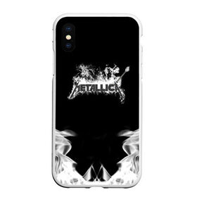 Чехол для iPhone XS Max матовый с принтом Metallica в Екатеринбурге, Силикон | Область печати: задняя сторона чехла, без боковых панелей | metallica | группа | джеймс хэтфилд | кирк хэмметт | ларс ульрих | метал | металика | металлика | миталика | музыка | роберт трухильо | рок | трэш | трэшметал | хард | хардрок | хеви | хевиметал