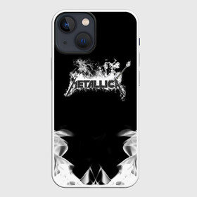 Чехол для iPhone 13 mini с принтом Metallica в Екатеринбурге,  |  | metallica | группа | джеймс хэтфилд | кирк хэмметт | ларс ульрих | метал | металика | металлика | миталика | музыка | роберт трухильо | рок | трэш | трэшметал | хард | хардрок | хеви | хевиметал